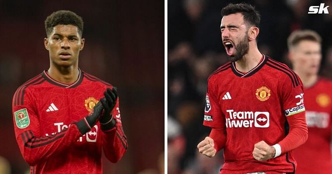 Bruno Fernandes explains decision to let Marcus Rashford take spot kick in Manchester United's 2-0 win over Everton