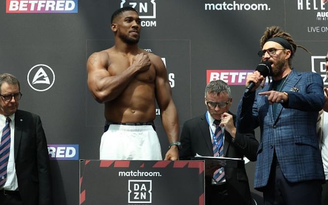 Anthony Joshua makes surprise seventh inclusion in his boxing GOAT list