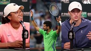 "I'm no longer able to see" - Naomi Osaka, Novak Djokovic, Iga Swiatek and others take part in entertaining 'Blink Challenge' at Indian Wells