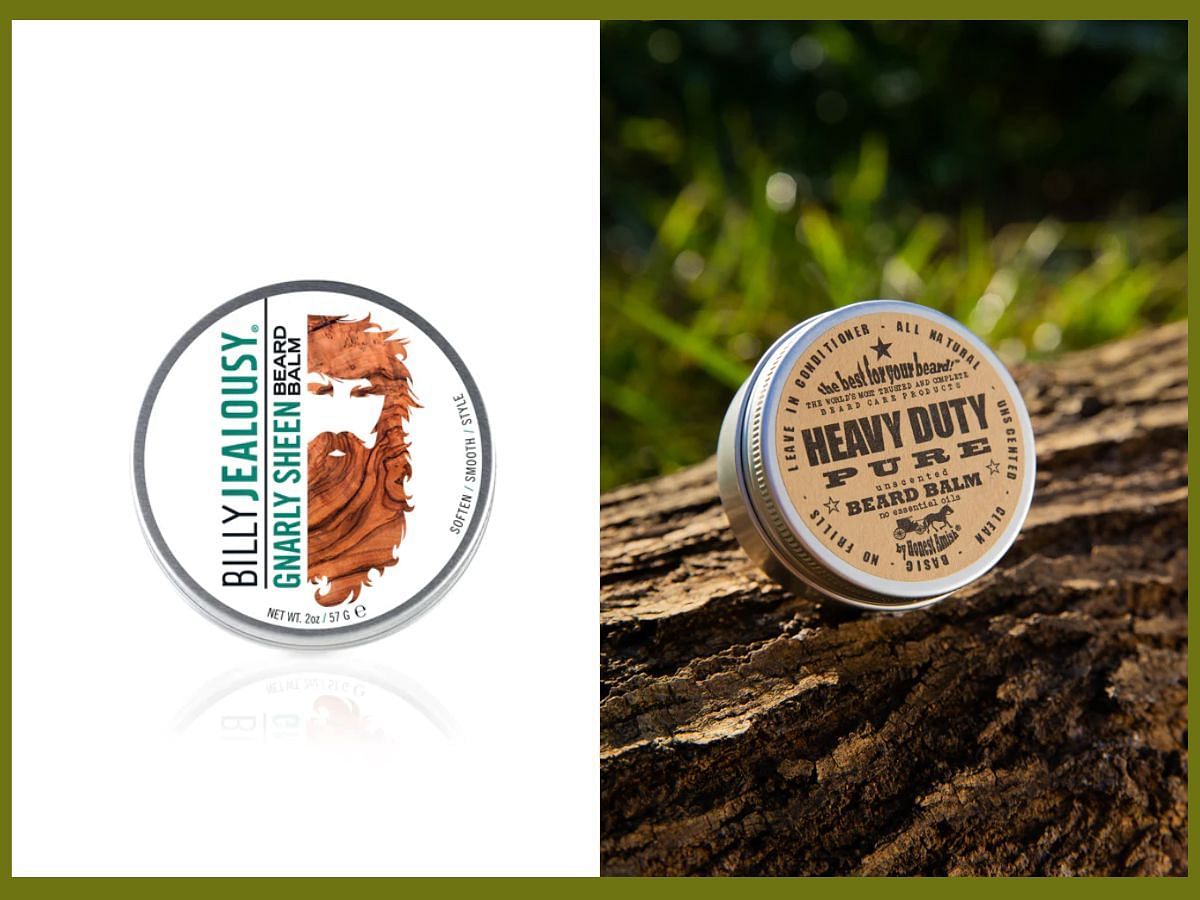 Beard balms for a voluminous and smooth stubble (Image via @billyjealousy, @honestamish)