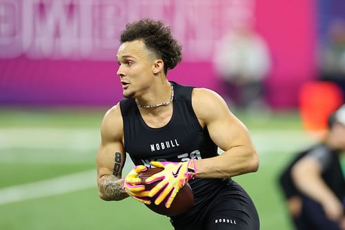 Roman Wilson at NFL Combine