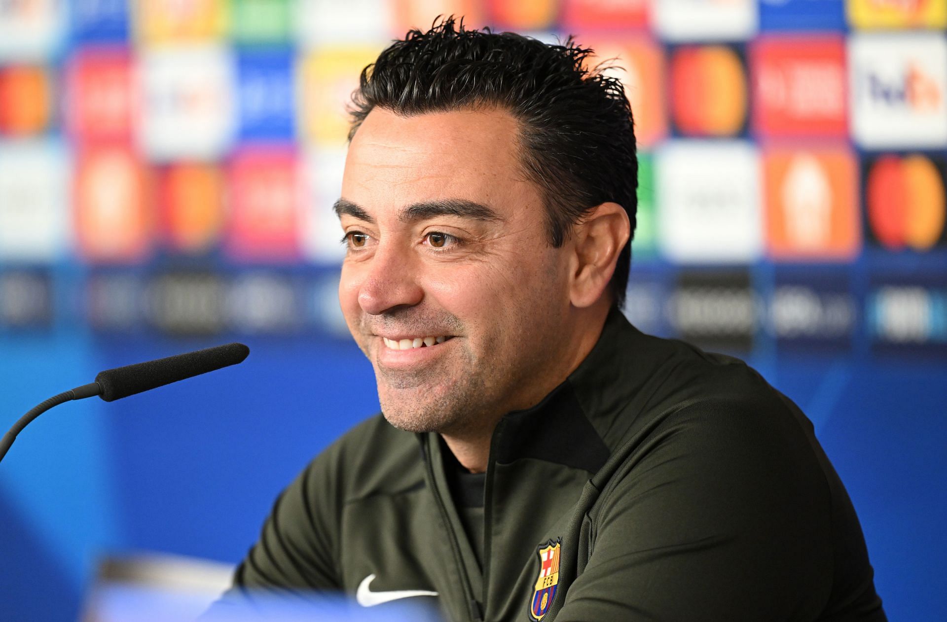 FC Barcelona Training Session And Press Conference - UEFA Champions League 2023/24