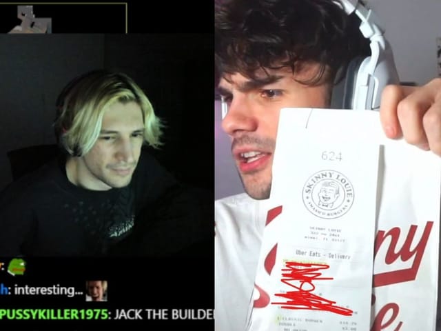 “Bag of food with full address on it” - xQc and Adin Ross react to Kick