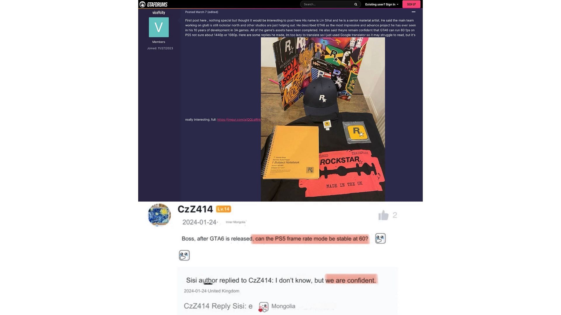 A screenshot of the viceYcity&#039;s report before the reported comment was deleted (Image via viceYcity/GTAForums)