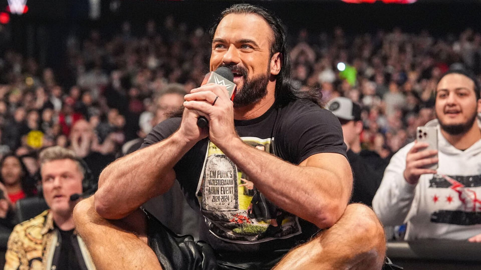 Drew McIntyre was involved in a heated segment with CM Punk and Seth Rollins on RAW
