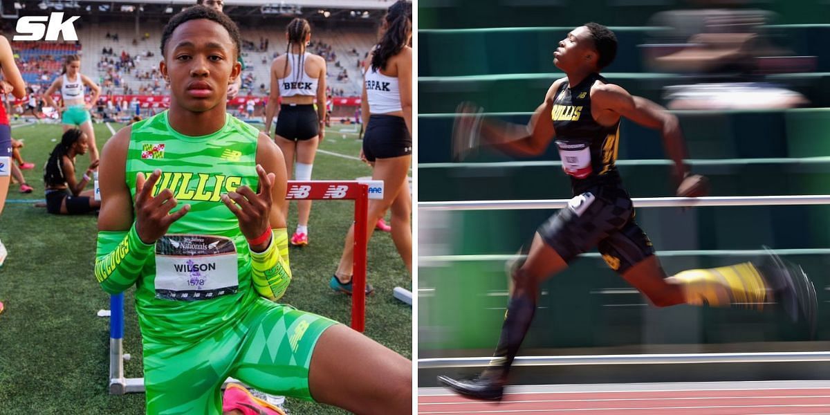 16-year-old sophomore Quincy Wilson lauded by Noah Lyles after breaking the US High School 400m Record