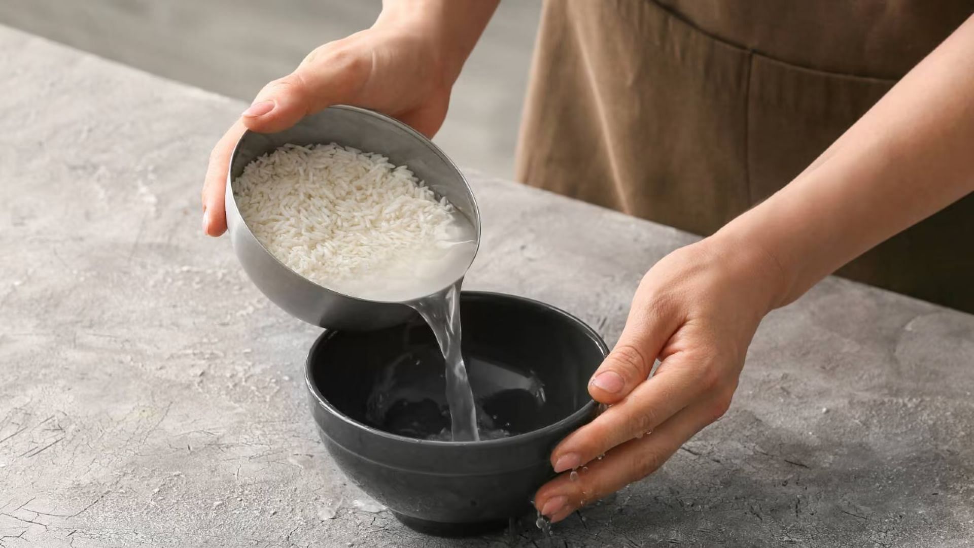 चावल का पानी!