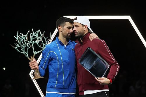 Novak Djokovic and Grigor Dimitrov