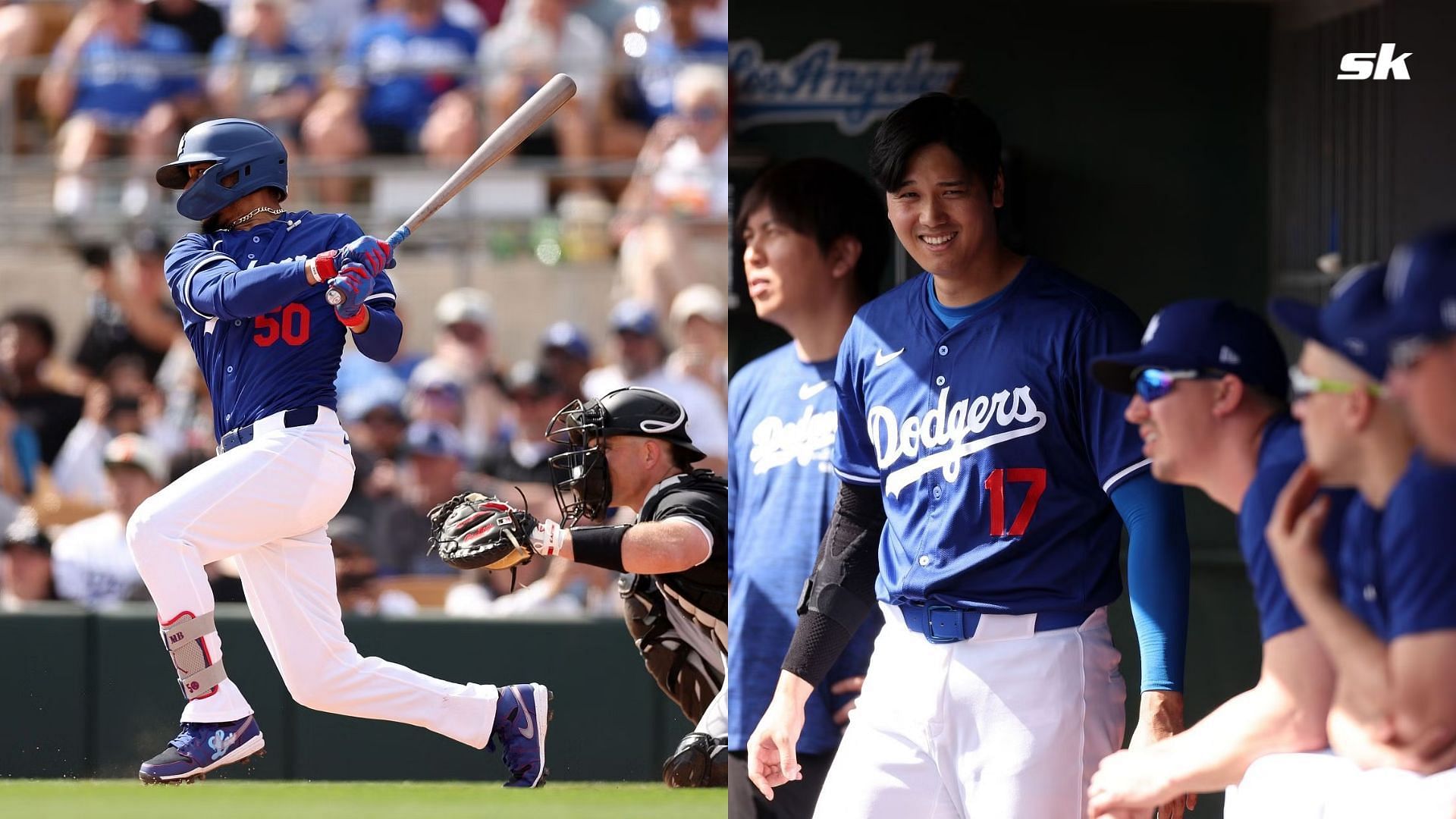 Los Angeles Dodgers Mookie Betts &amp; Shohei Ohtani