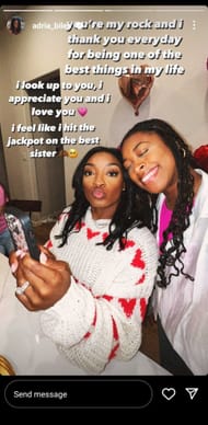 Simone Biles and Adria Biles