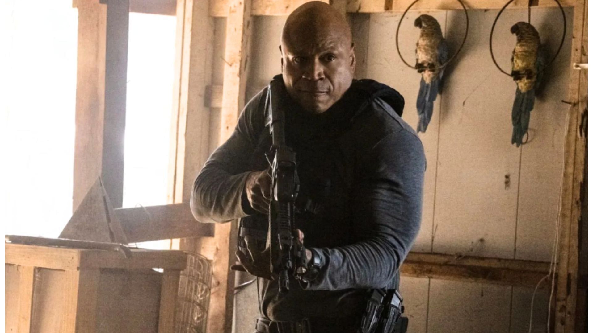 Agent Sam Hanna in a scene from the show. (Image via Instagram)