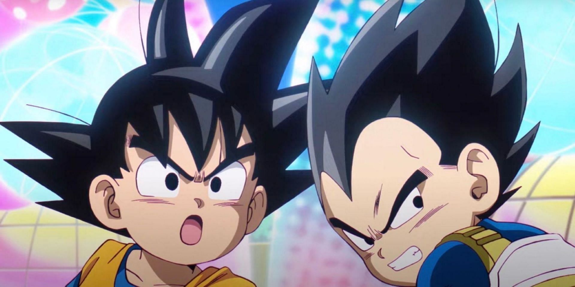Goku and Vegeta as seen in the upcoming anime series (Image via Toei Animation)