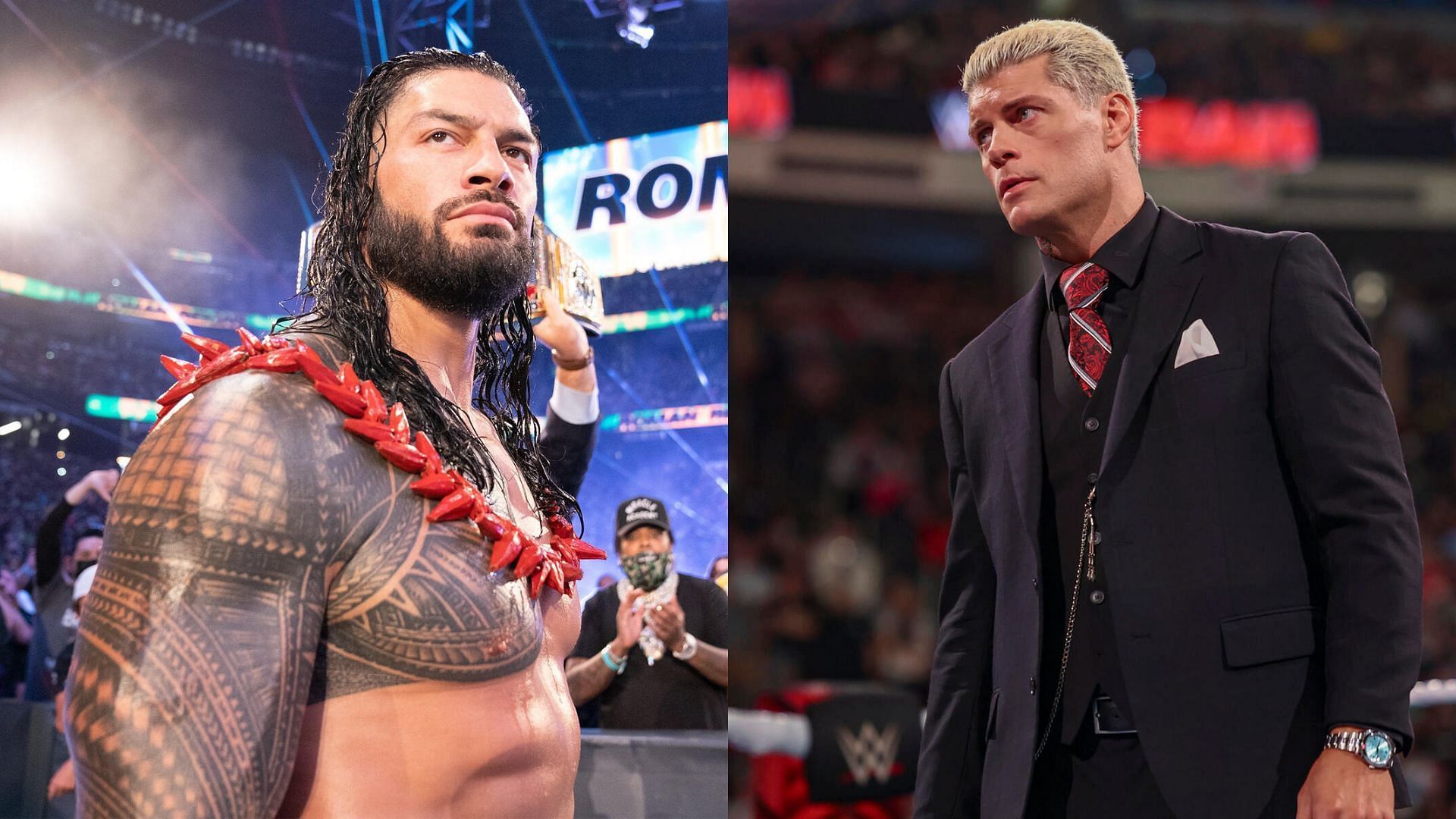Roman Reigns and Cody Rhodes are set to face off against each other at WreslteMania XL [Photo courtesy of WWE