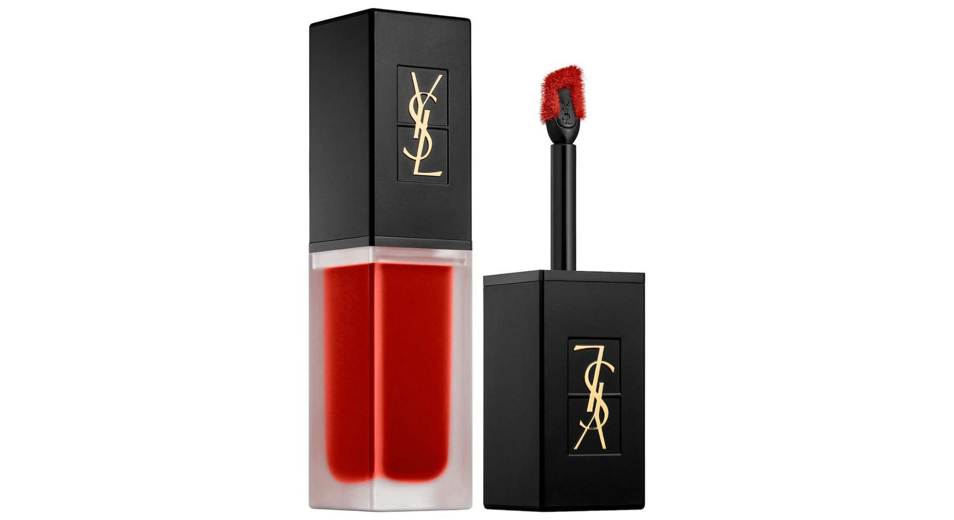 Yves Saint Laurent Velvet Cream Matte Liquid Lipstick - N212 Rouge Rebel (Image via Sephora)