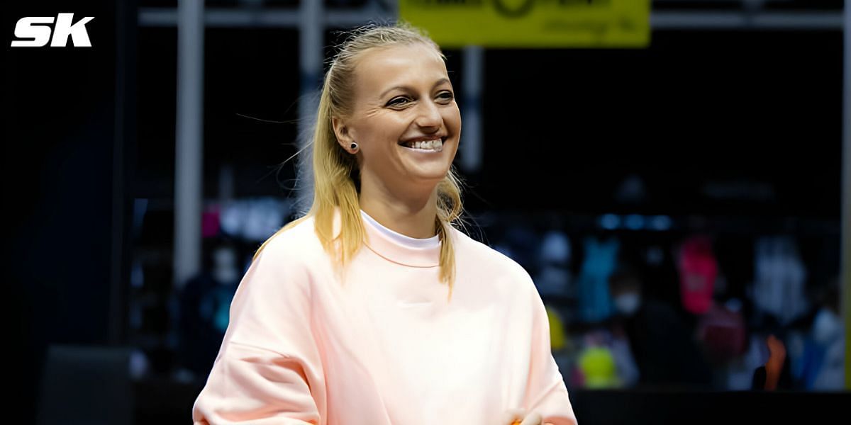 Petra Kvitova debuts her baby bump in rare public outing in Milan