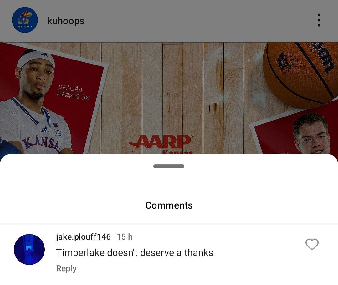 Kansas Jayhawks IG page