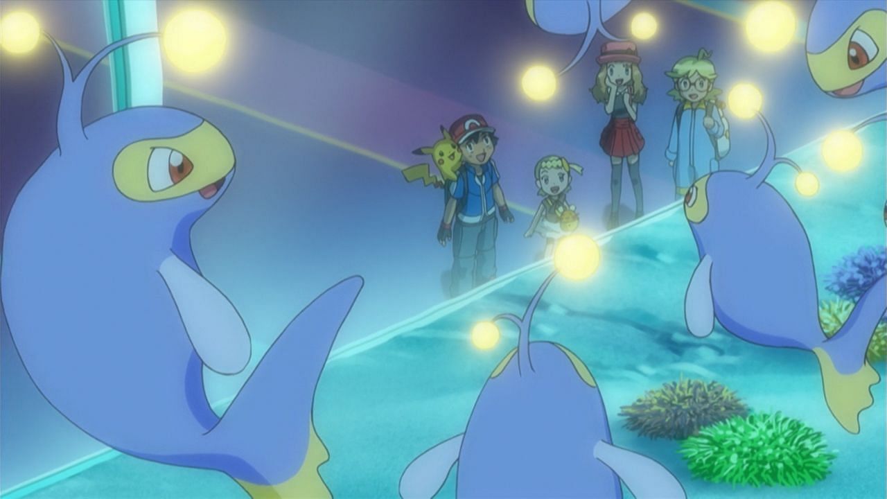 Lanturn, Chinchou, and Rotom's Wash form are the only Electric and Water-types in the franchise as of writing (Image via The Pokemon Company)