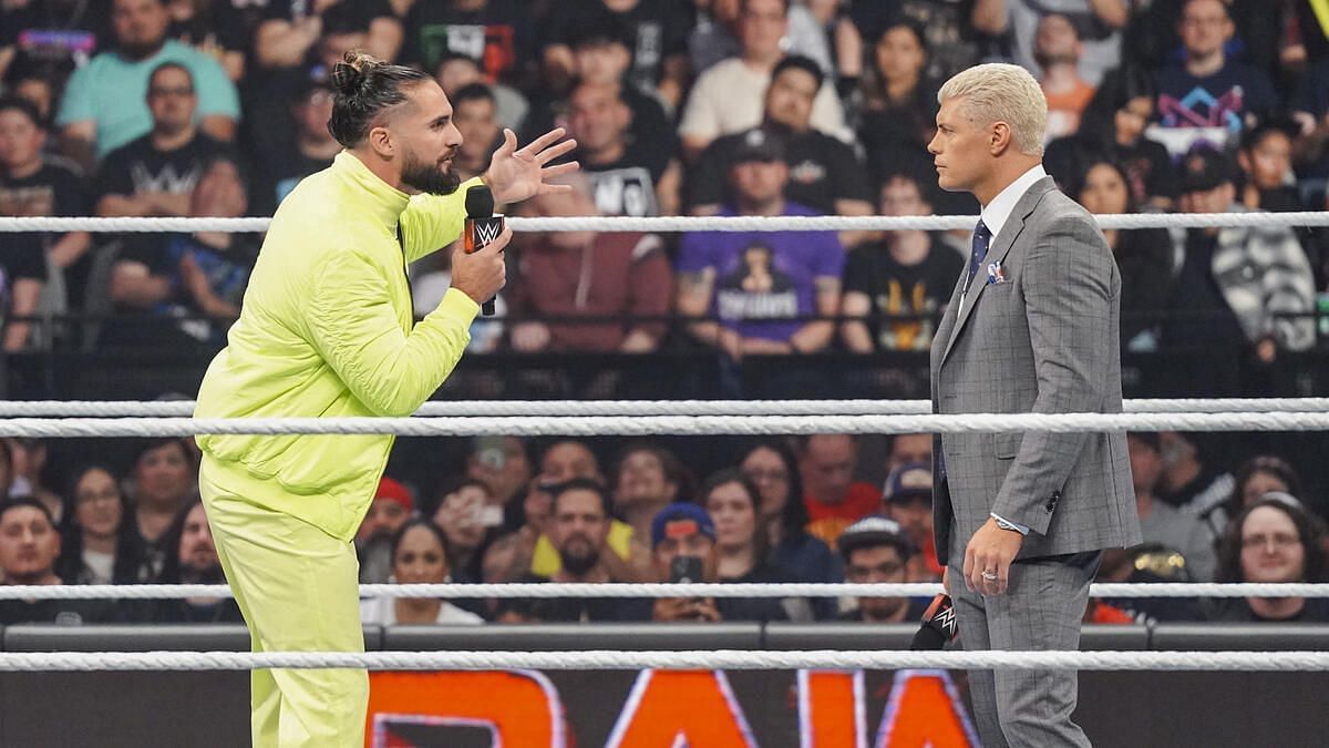 Seth Rollins and Cody Rhodes on RAW this week