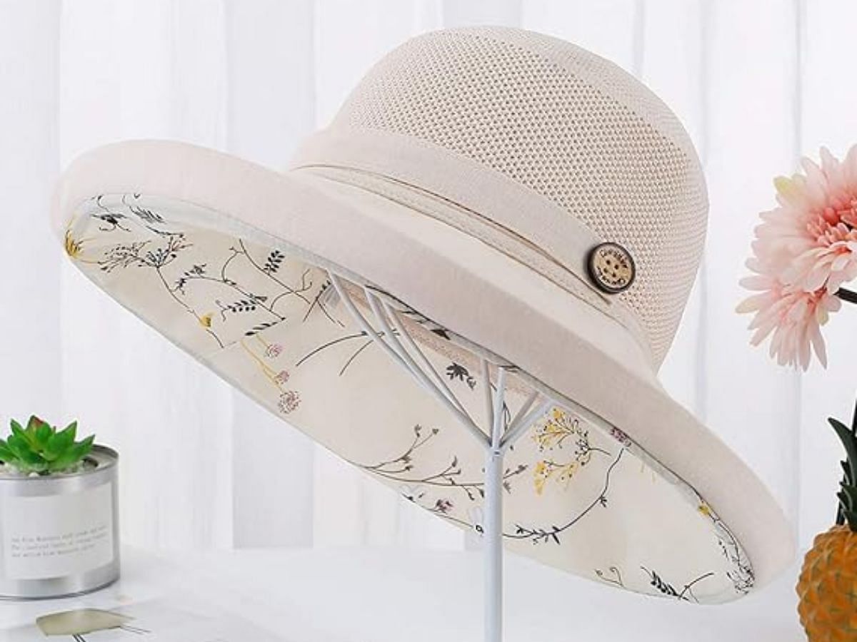 Wide brimmed hat (Image via Amazon)