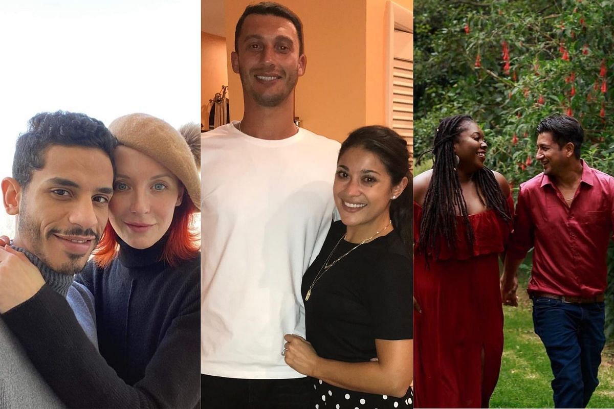 Mahmoud and Nicole, Loren and Alexei, Ashley and Manuel from 90 Day Fianc&eacute;: Happily Ever After? (Images via Instagram/@mahmoud0elsherbiny, @lorenbrovarnik, @ashleymichelle_90day)