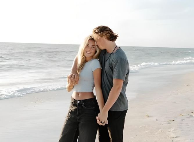 In Photos: Orioles' star Jackson Holliday and wife Chloé's exclusive photoshoot captures couple's beach romance