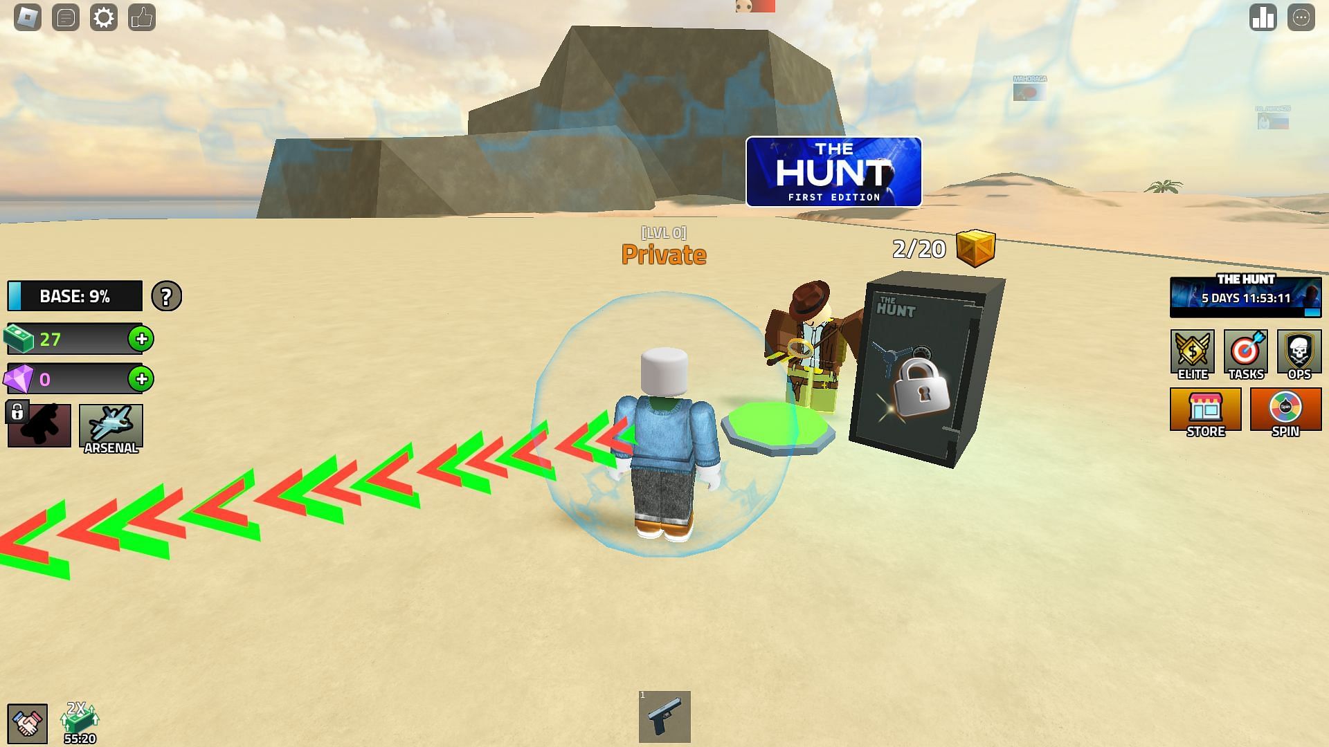 Unique item for The Hunt (Image via Roblox)