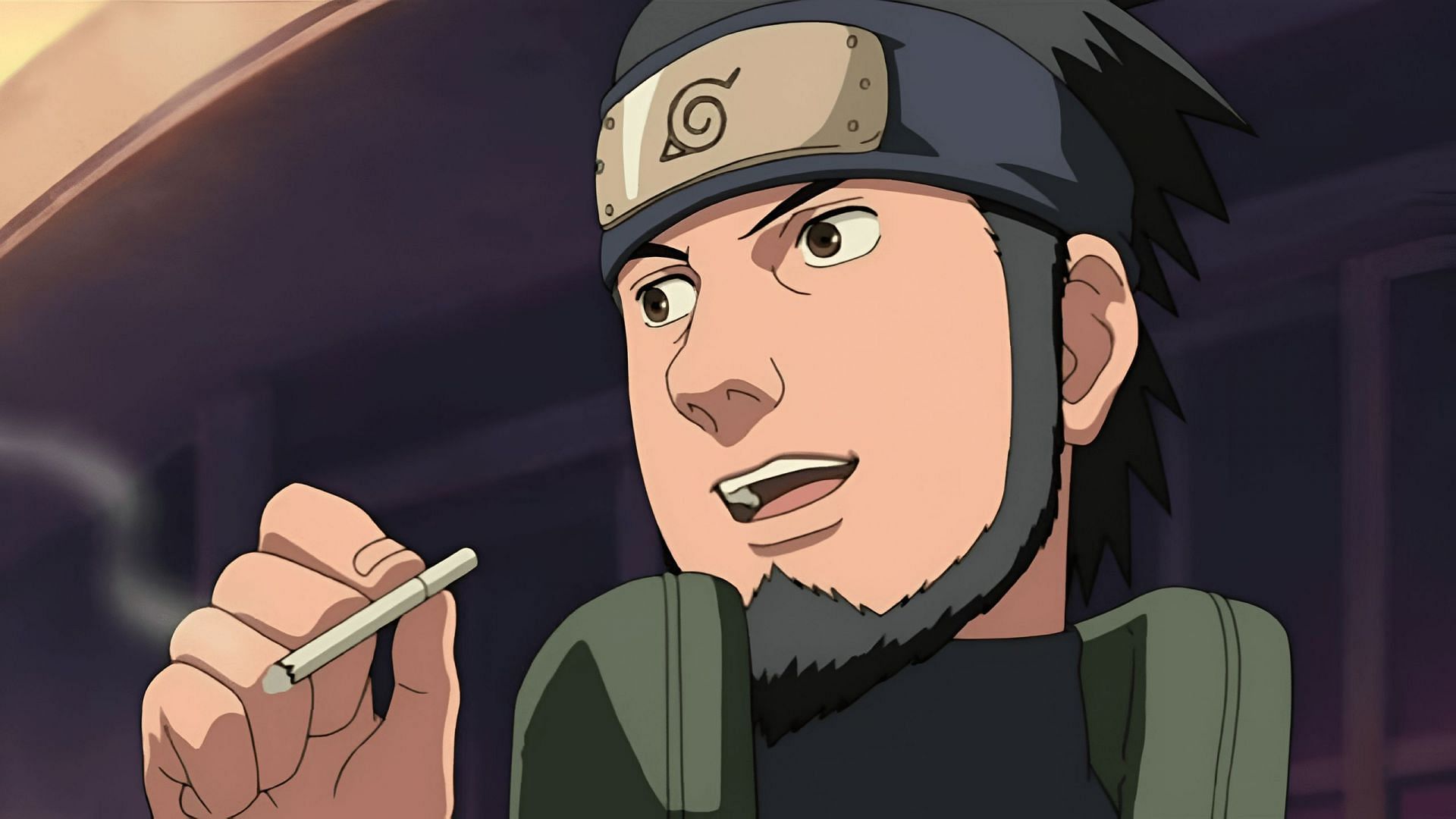 Asuma as seen in the anime (Image via Studio Pierrot)