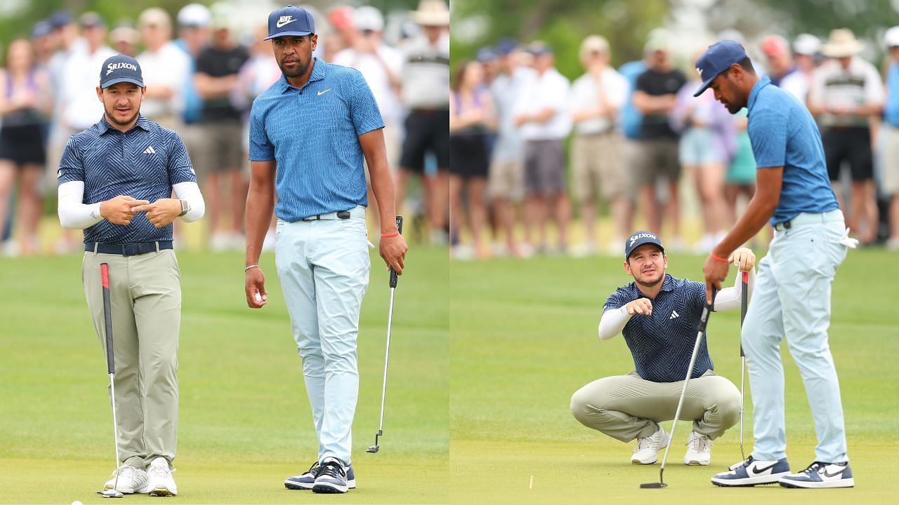 Alejandro Tosti and Tony Finau had some tense moments