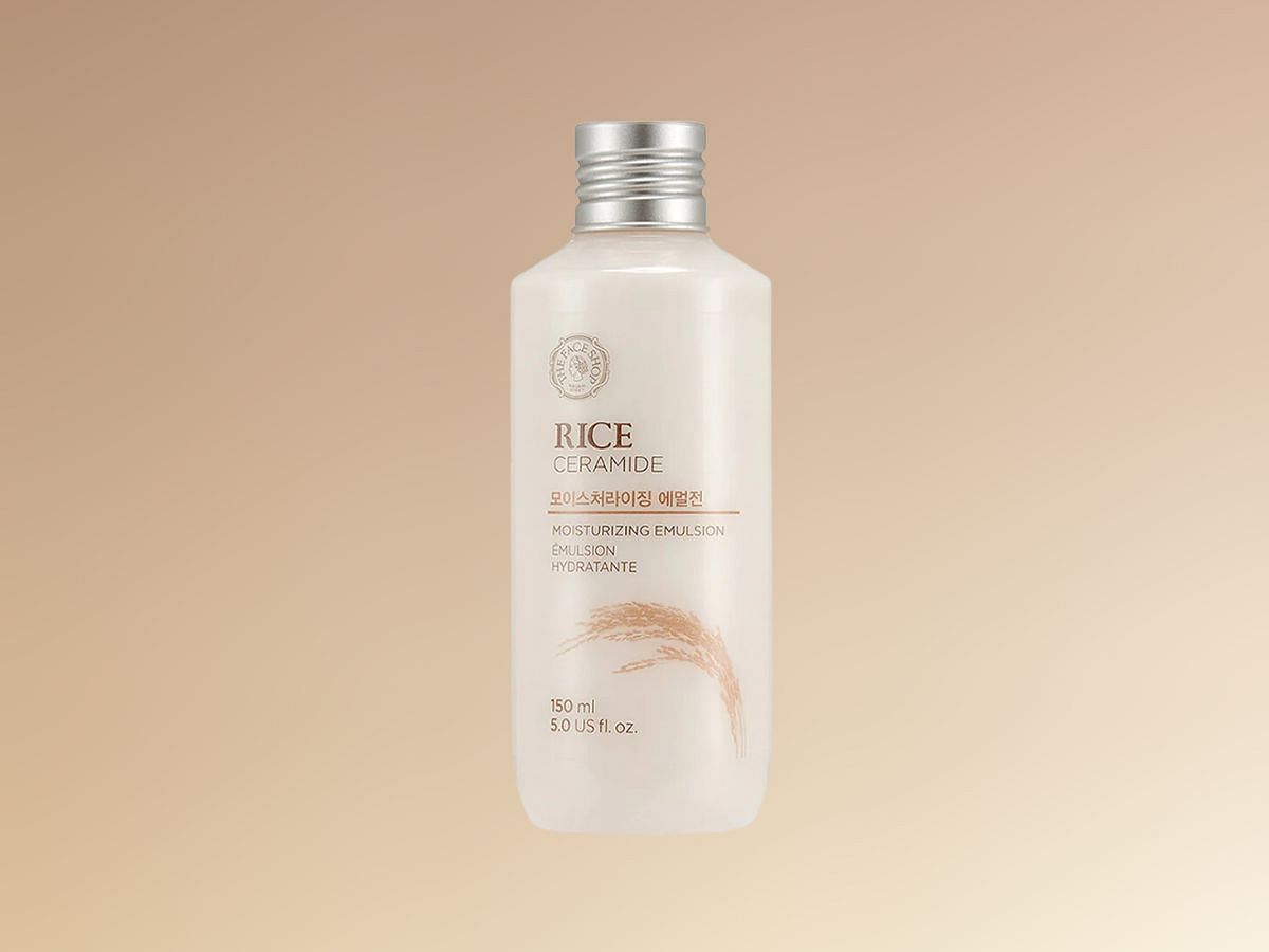 Rice ceramide moisturizing emulsion (Image via The Face Shop)