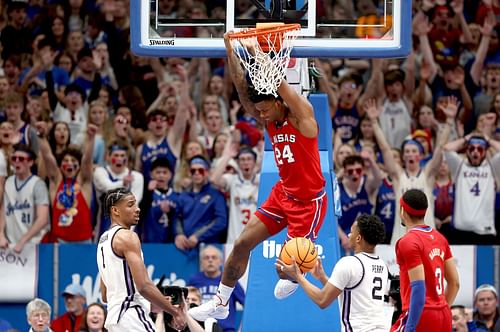 Without Kevin McCullar Jr. and Hunter Dickinson, Kansas and KJ Adams could take an NCAA seeding dive this week in the Big 12 Tournament.