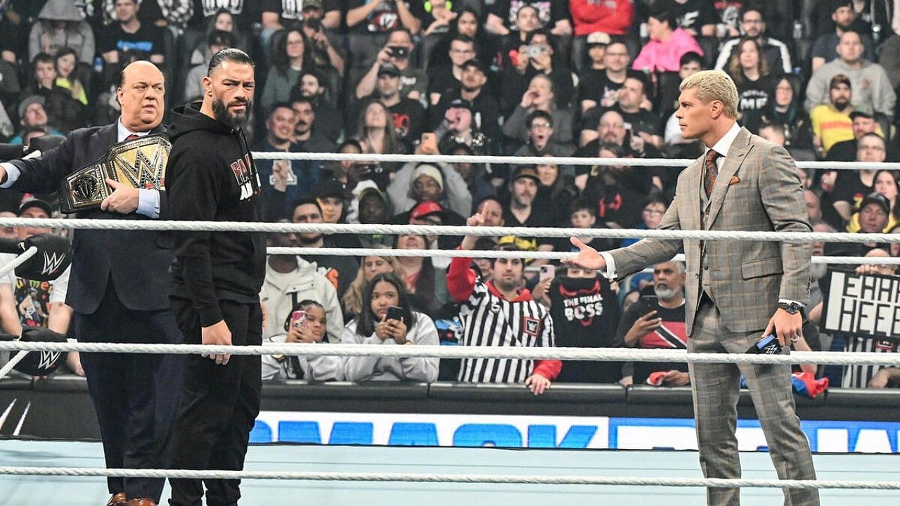 WWE SmackDown के आखिरी हफ्ते के शो का दृश्य 