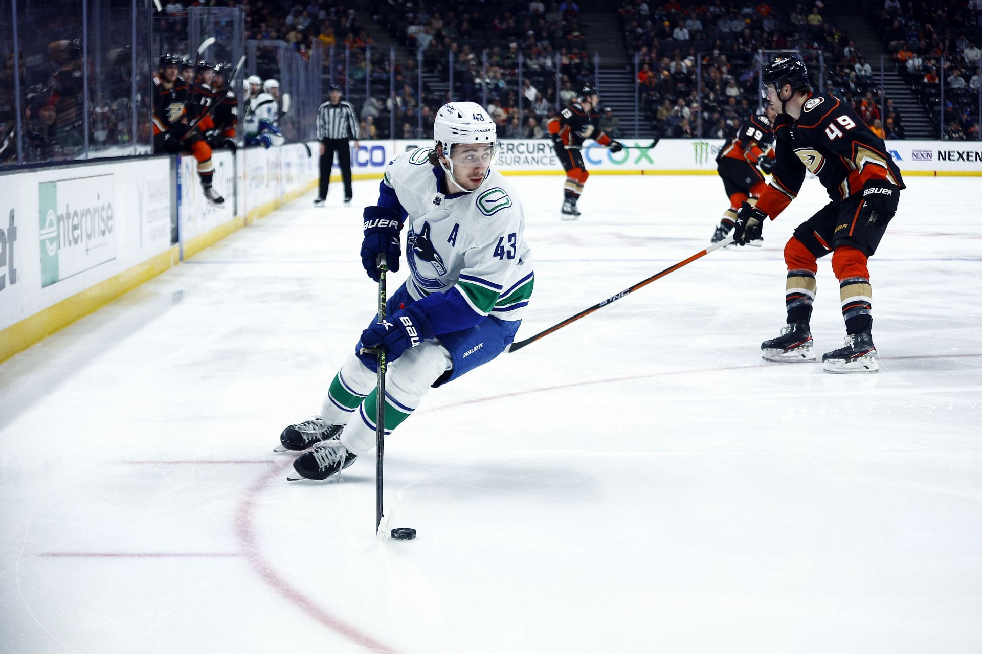 Vancouver Canucks v Anaheim Ducks