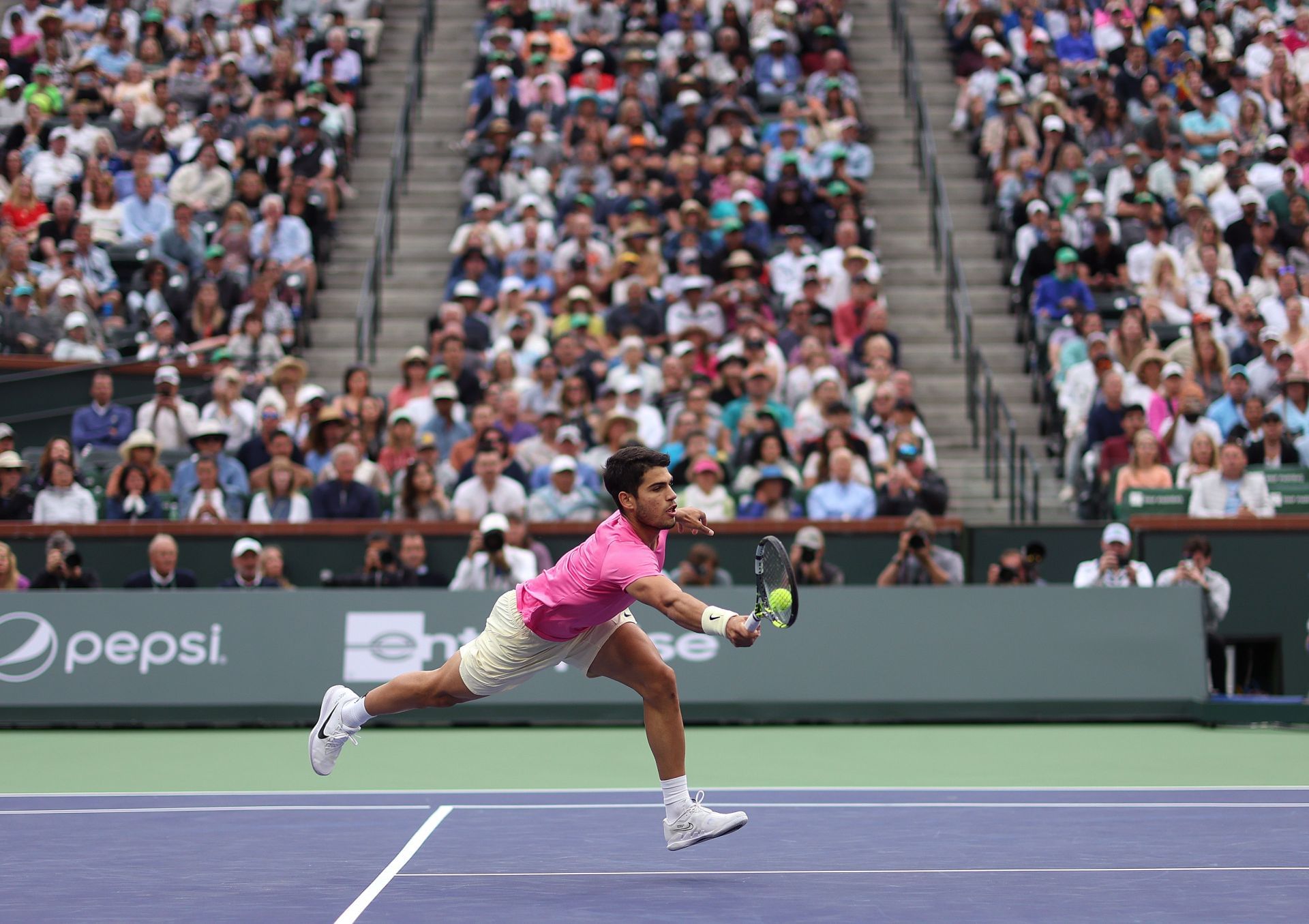 Carlos Alcaraz had beaten Daniil Medvedev in the 2023 Indian Wells final.