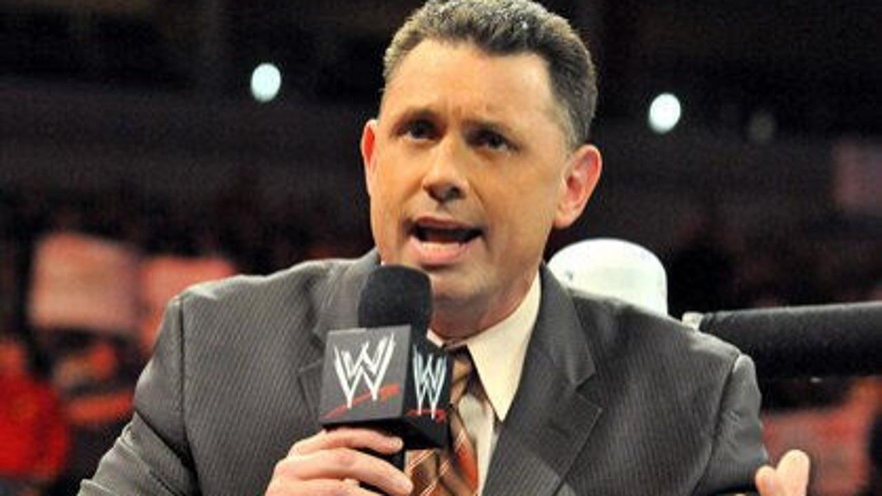 Michael Cole and Pat McAfee are the announcers for Monday Night RAW