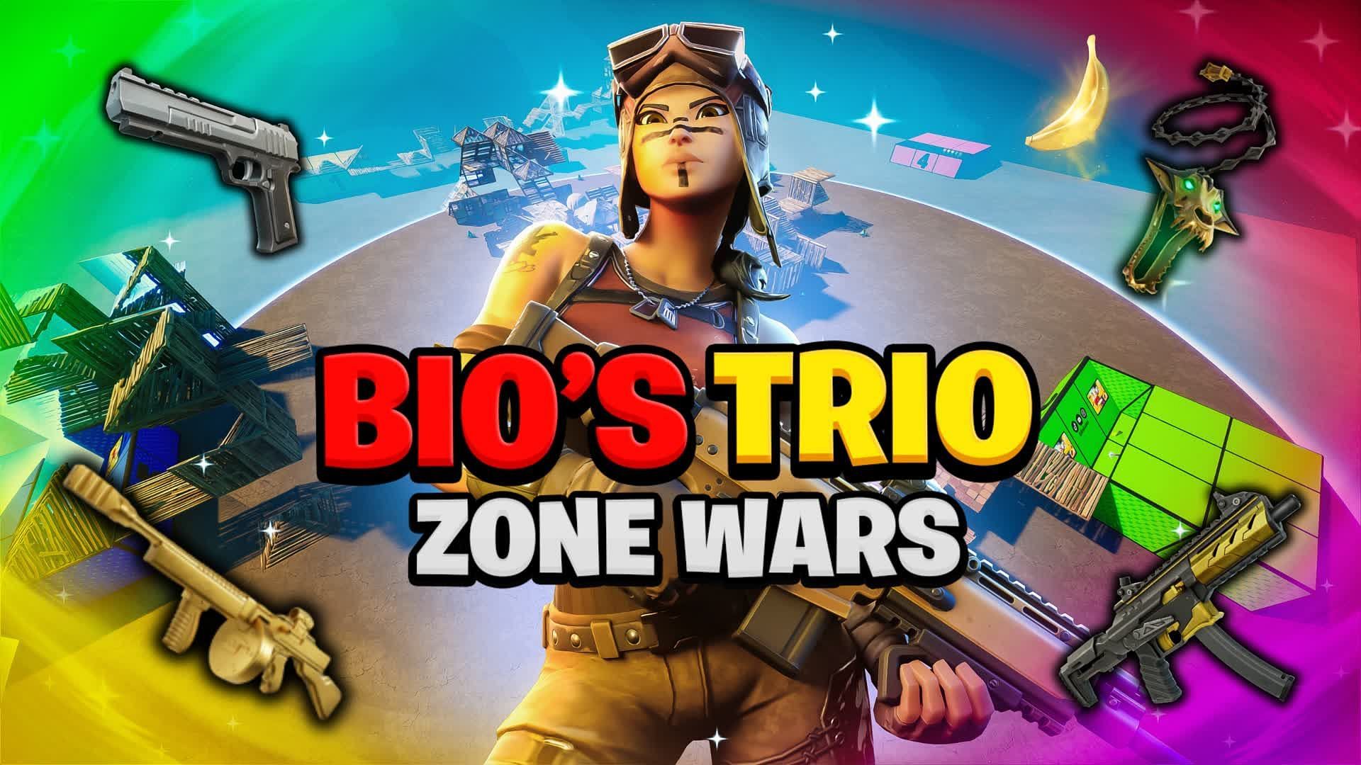 Fortnite Bio&rsquo;s Trio Zone Wars: UEFN map code, how to play, and more