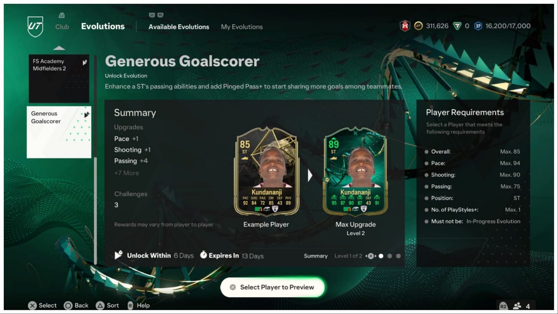 The EA FC 24 Generous Goalscorer Evolution is now live