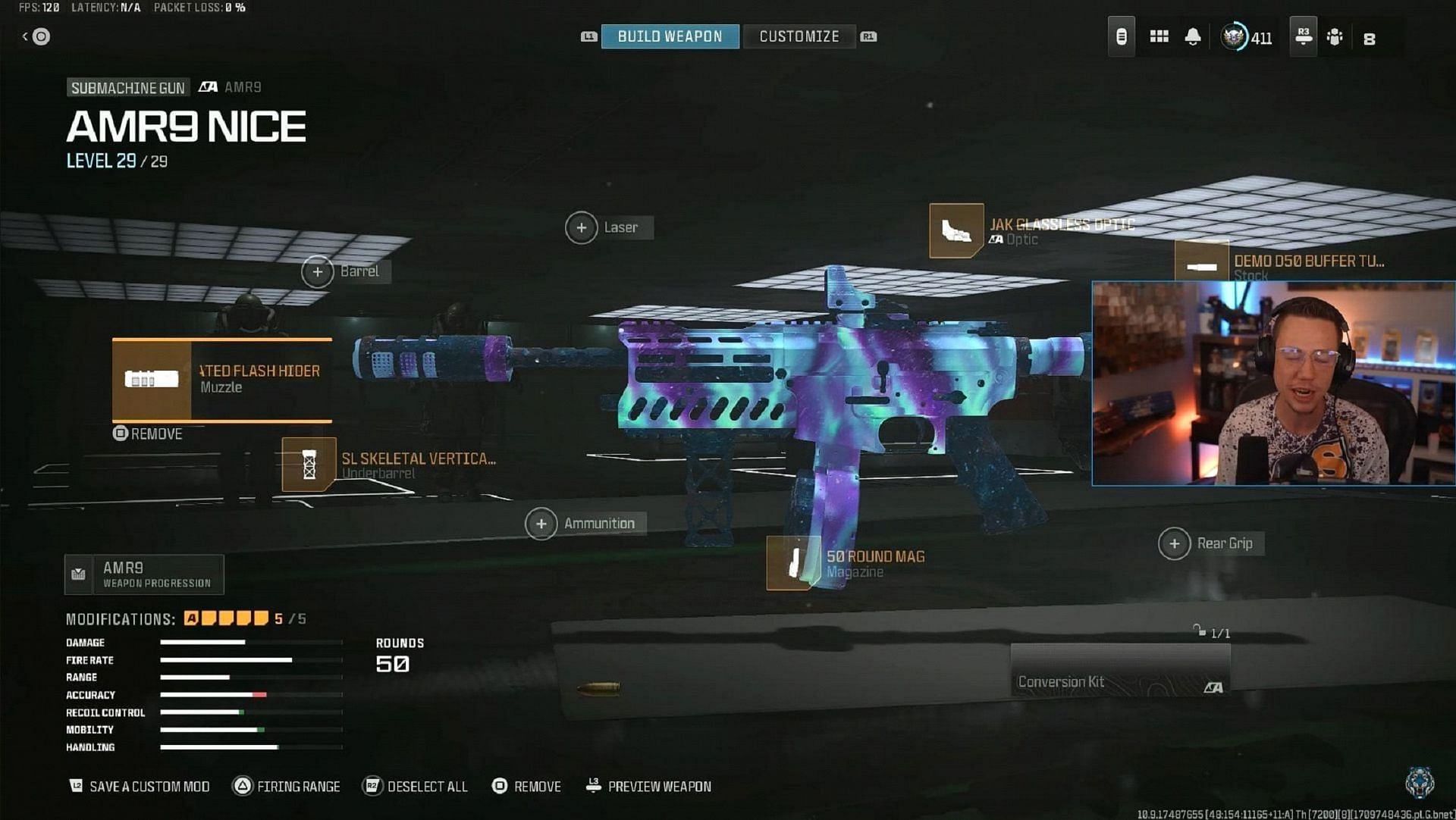 Best AMR9 loadout in Warzone (Image via Activision || YouTube/WhosImmortal)