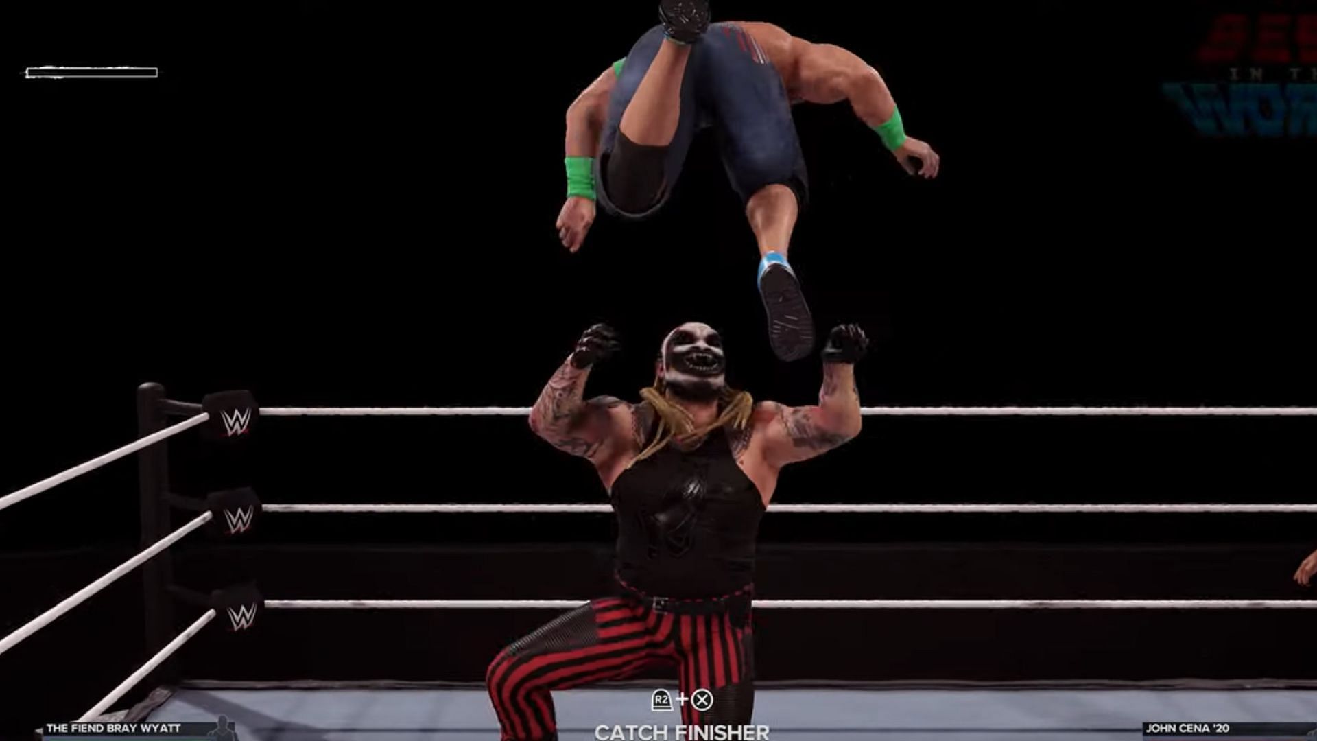 Perform a Catch Finisher to win matches (Image via YouTube/ Bestintheworld)