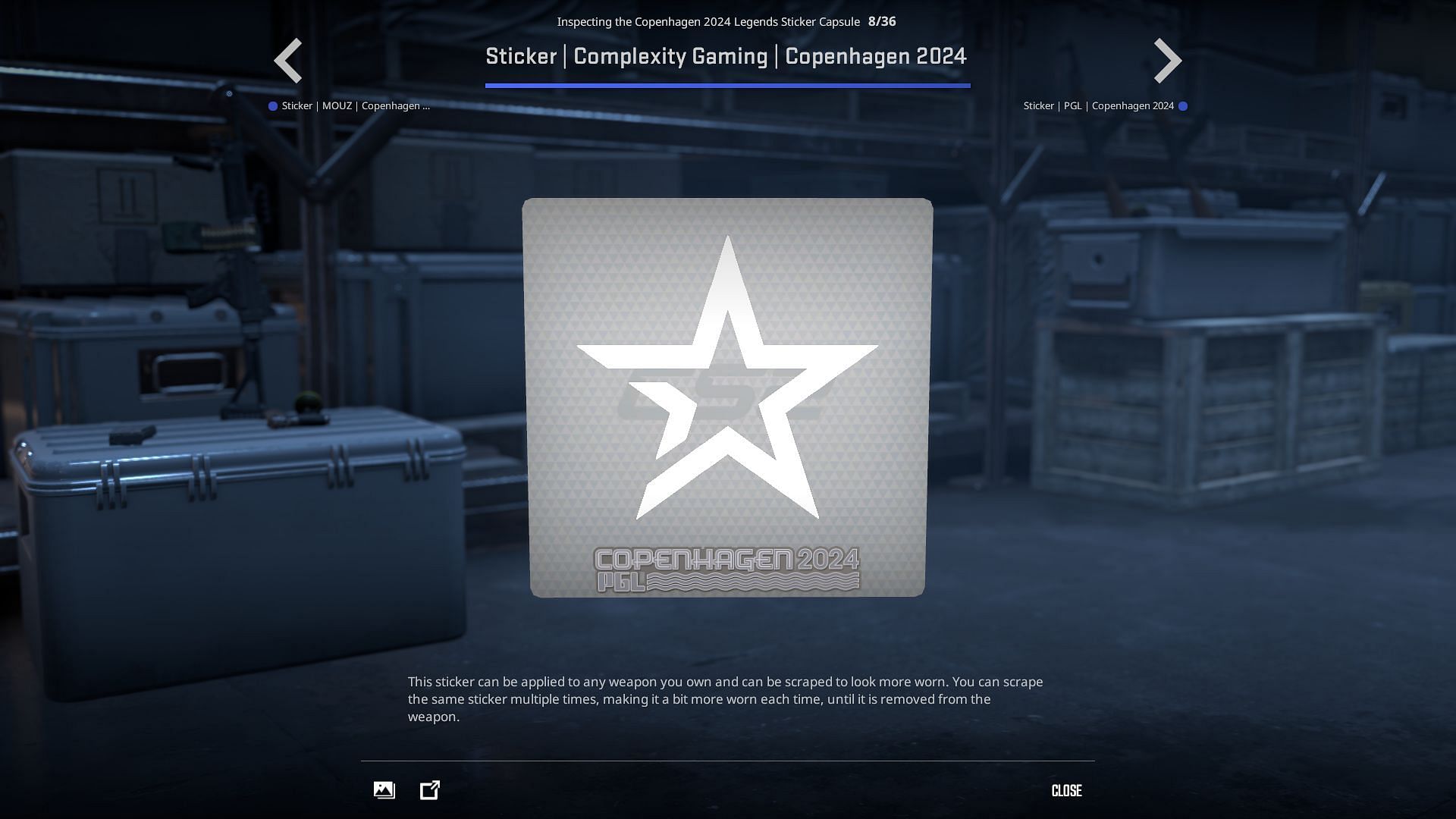 Complexity sticker (Image via Valve)