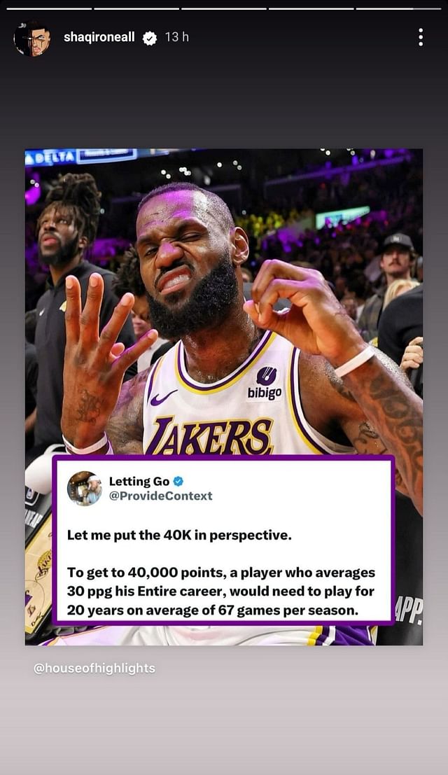 Shaquille O'Neal's son Shaqir O'Neal backs $1 billion worth LeBron