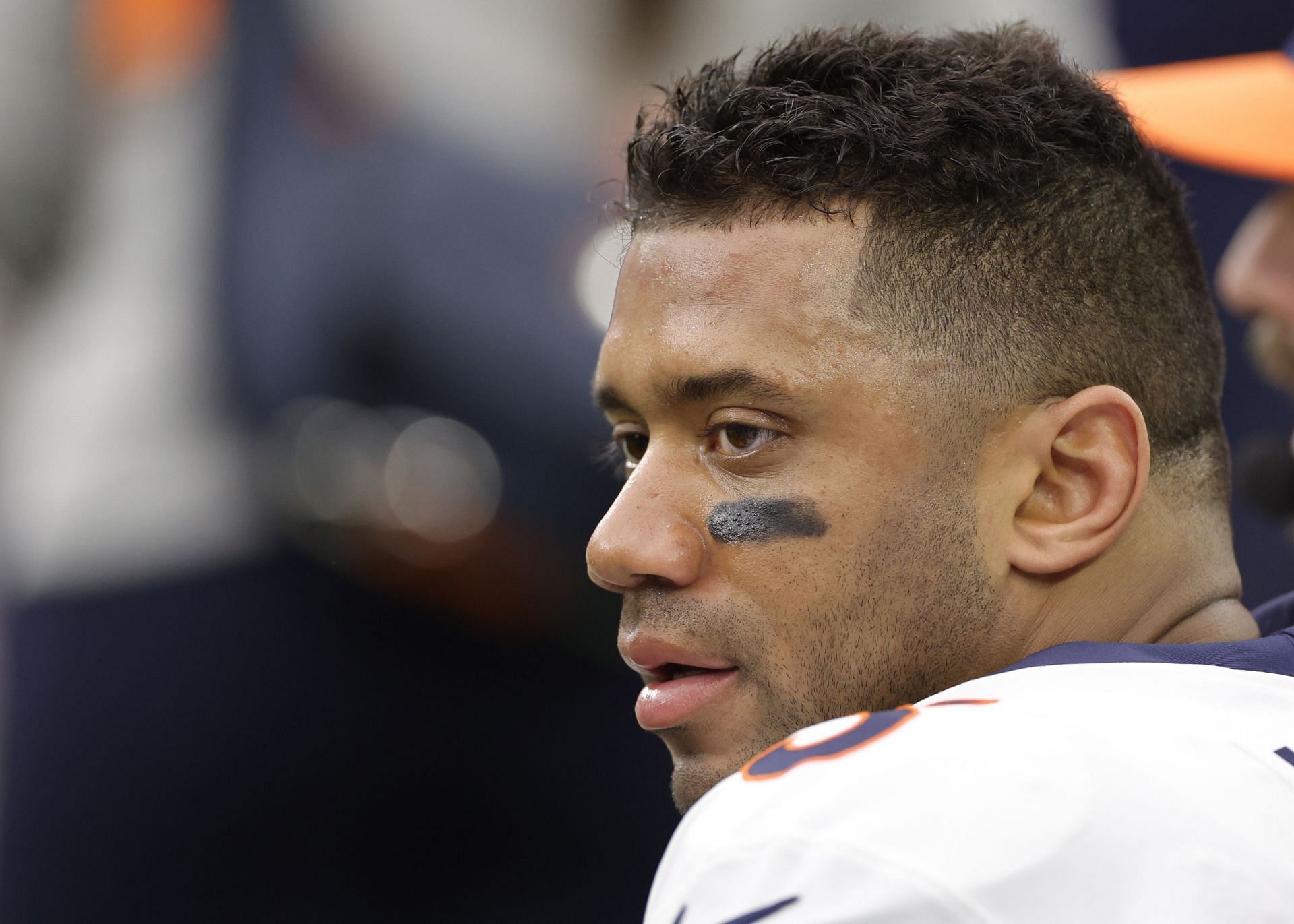 Russell Wilson at Denver Broncos v Houston Texans