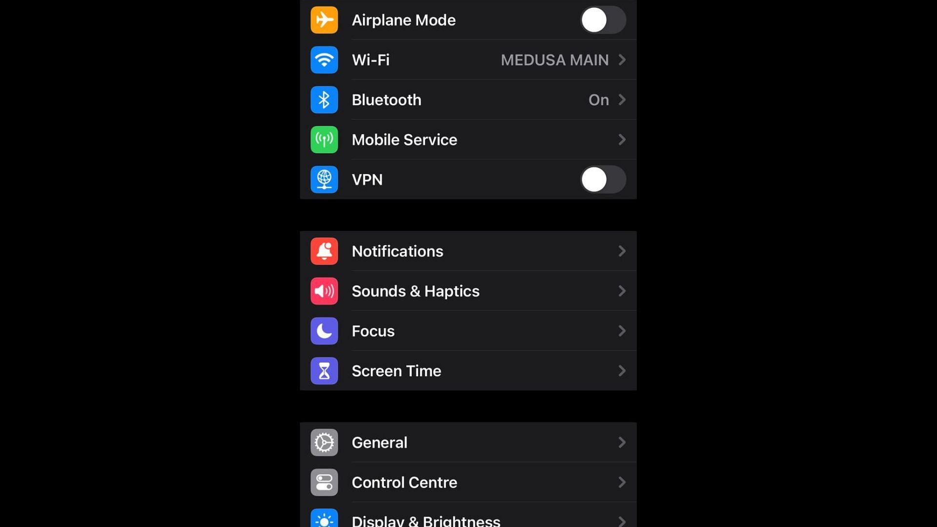 Open the Settings app on your iPhone and go to General (Image via Apple)
