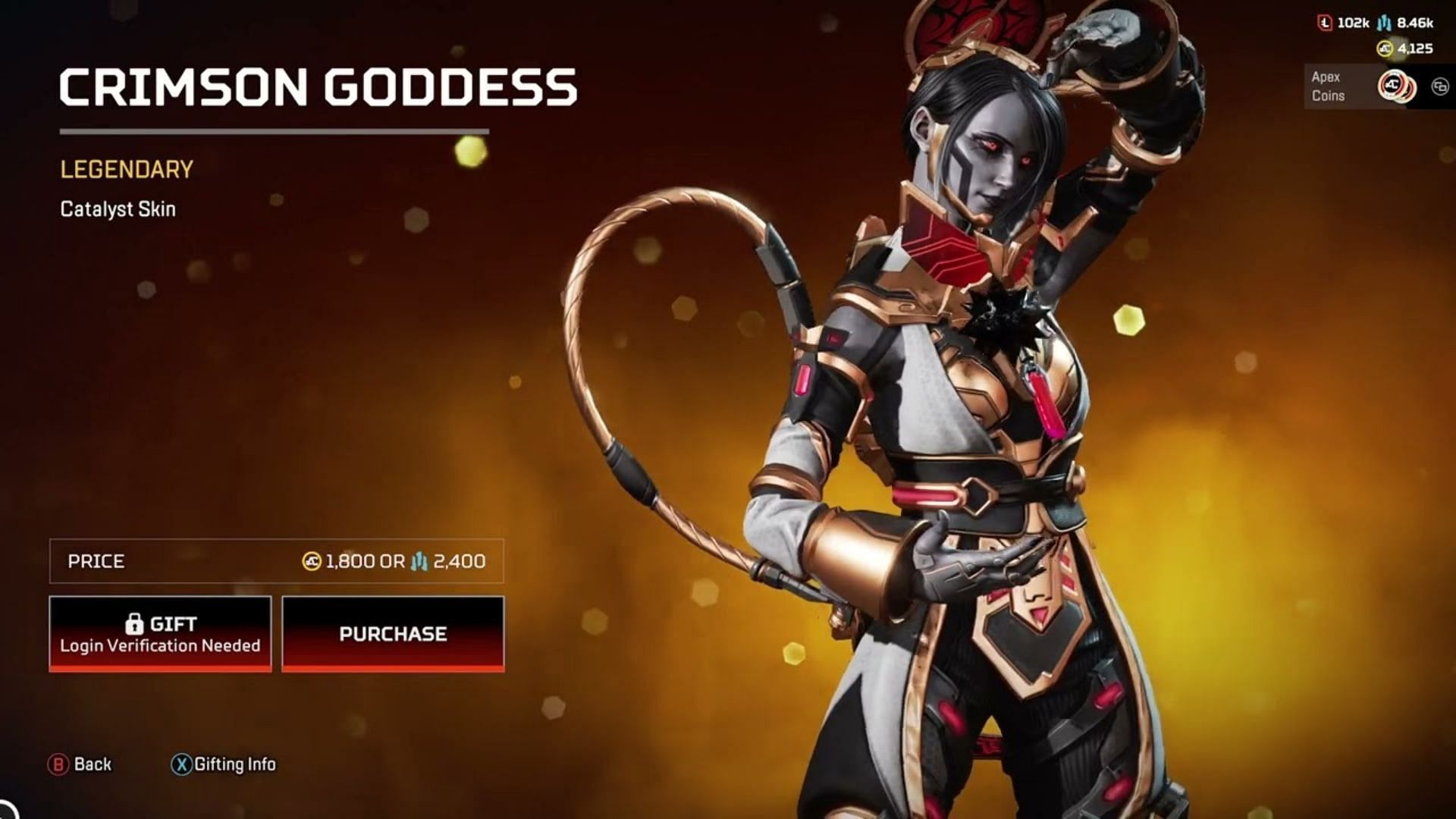 Crimson Goddess Catalyst (Image via Respawn Entertainment)