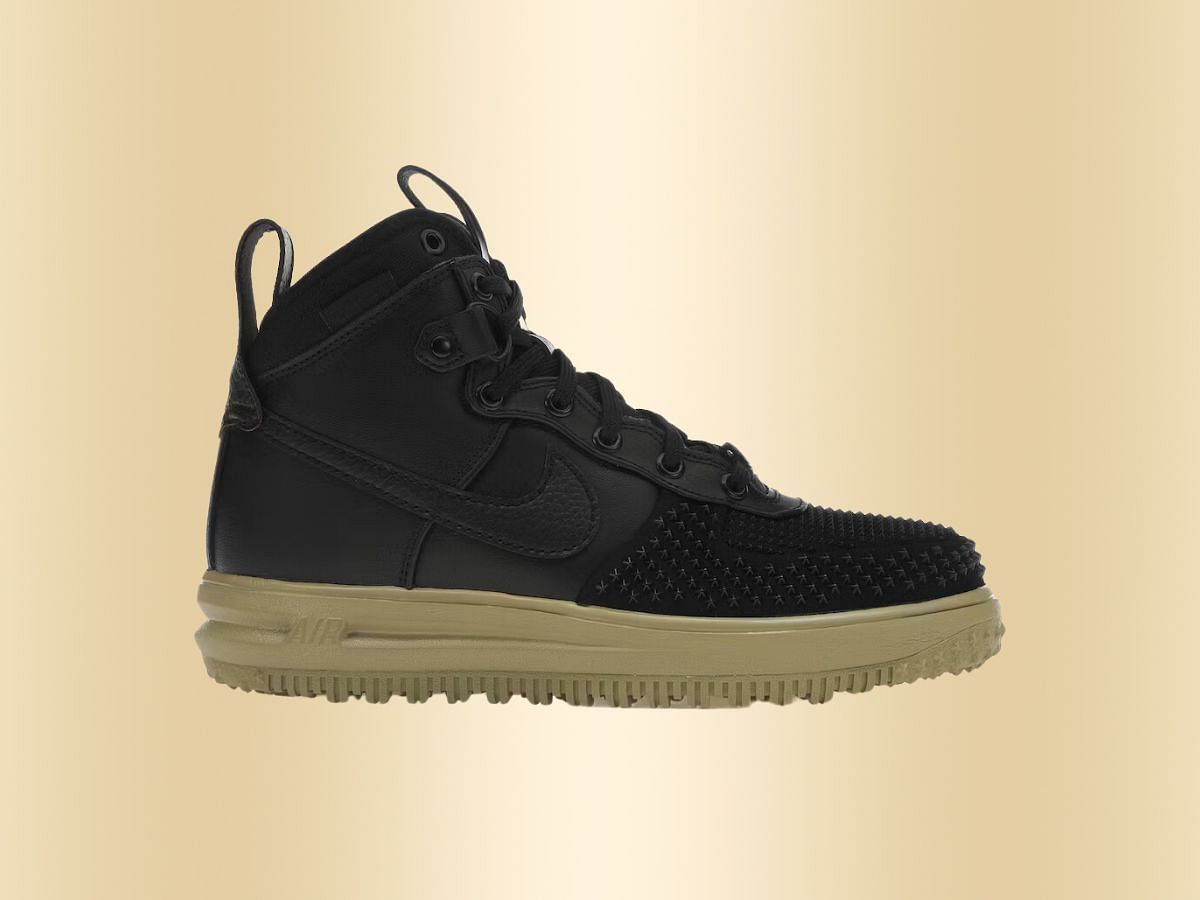 Nike Air Force 1 Duckboot &quot;Black Neutral Olive&quot; (Image via StockX)