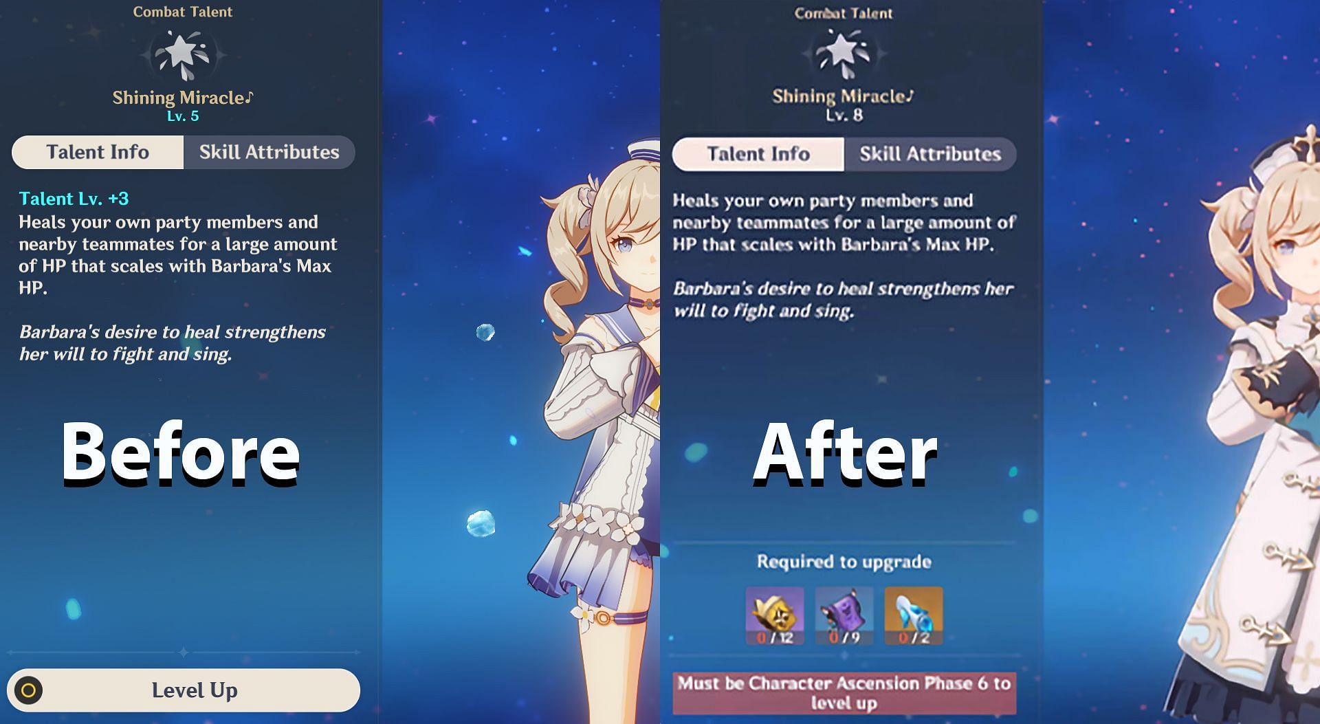 Changes to Talent description (Image via HoYoverse)