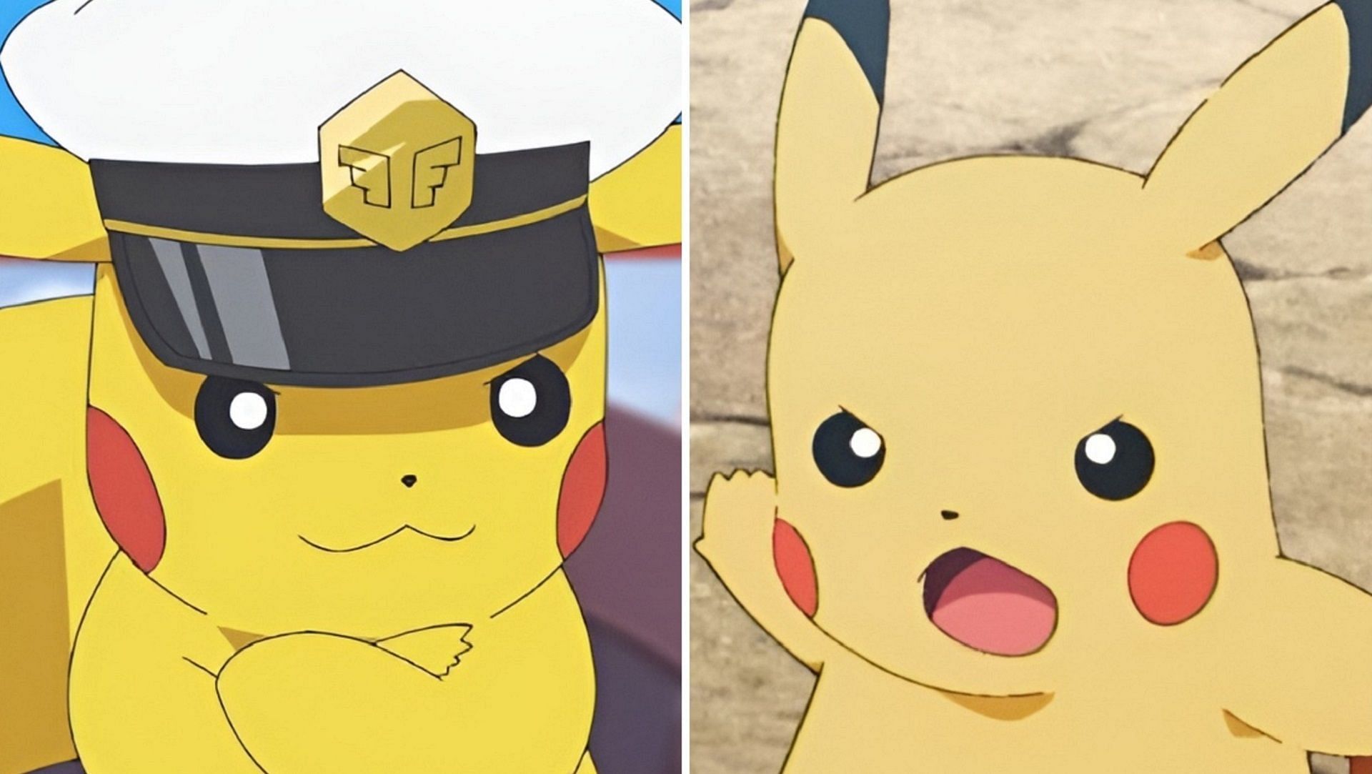 Captain Pikachu vs Ash