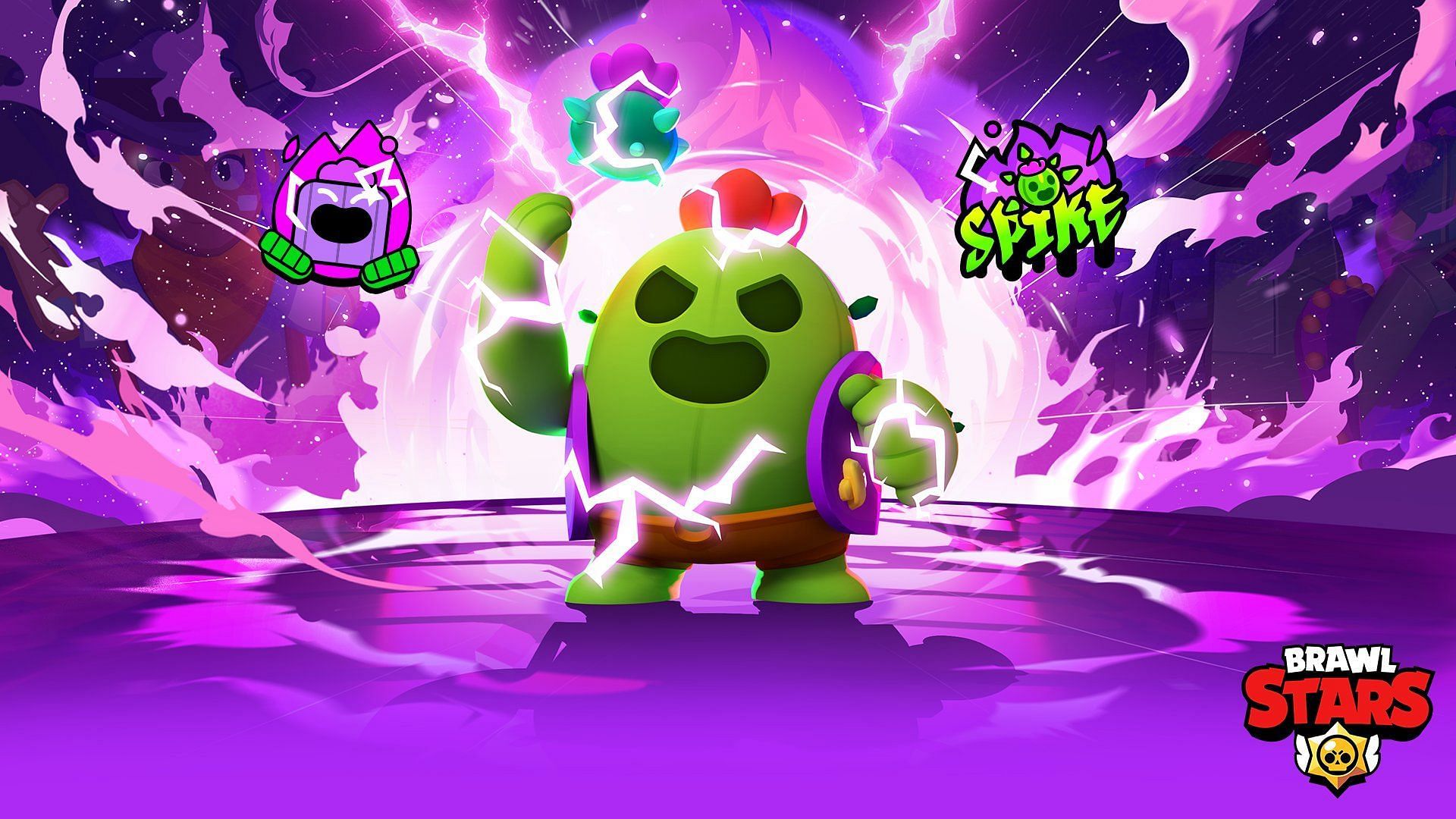 Spike uses cactus needles to deal damage (Image via Supercell)