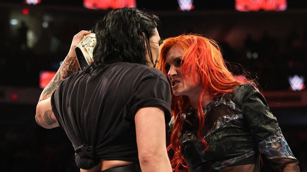 Becky Lynch will face Rhea Ripley at WrestleMania