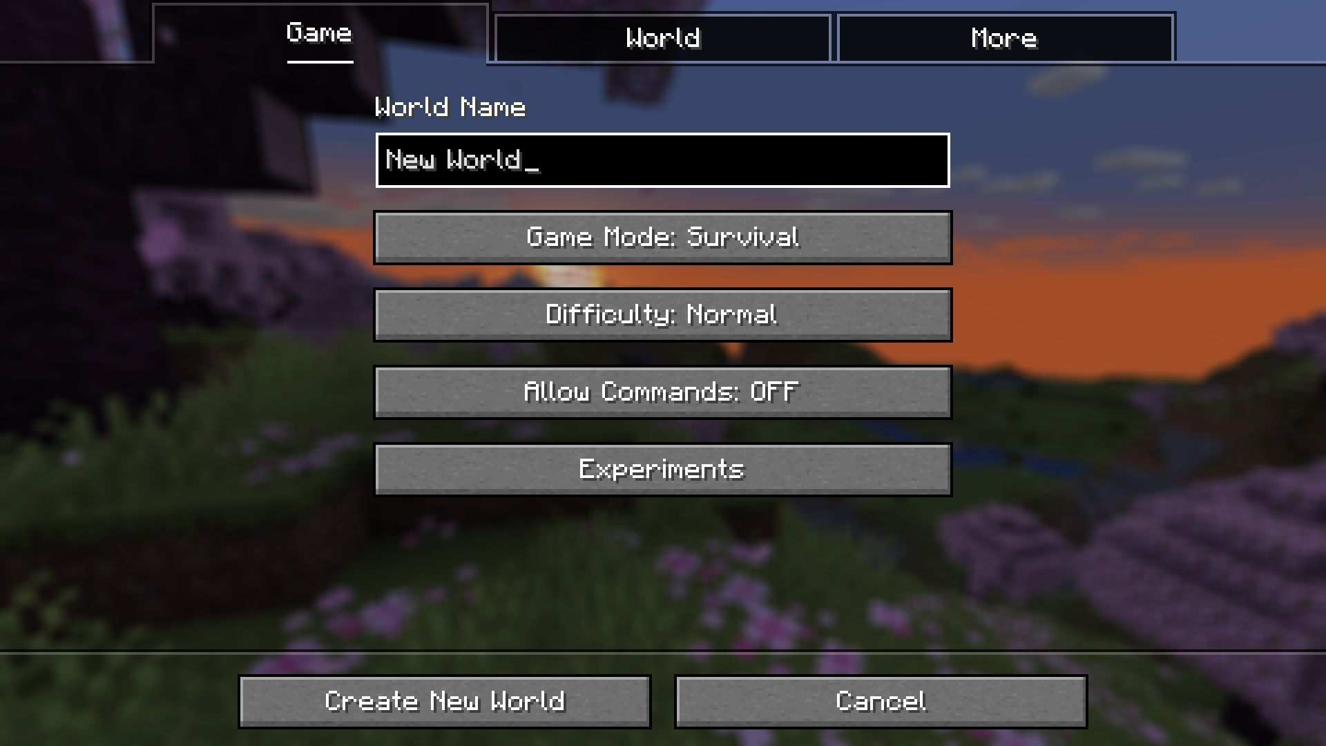 Minecraft&#039;s UI is undergoing a modernization in 2024 (Image via Mojang)