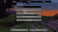 Minecraft's UI is undergoing a modernization in 2024 (Image via Mojang)